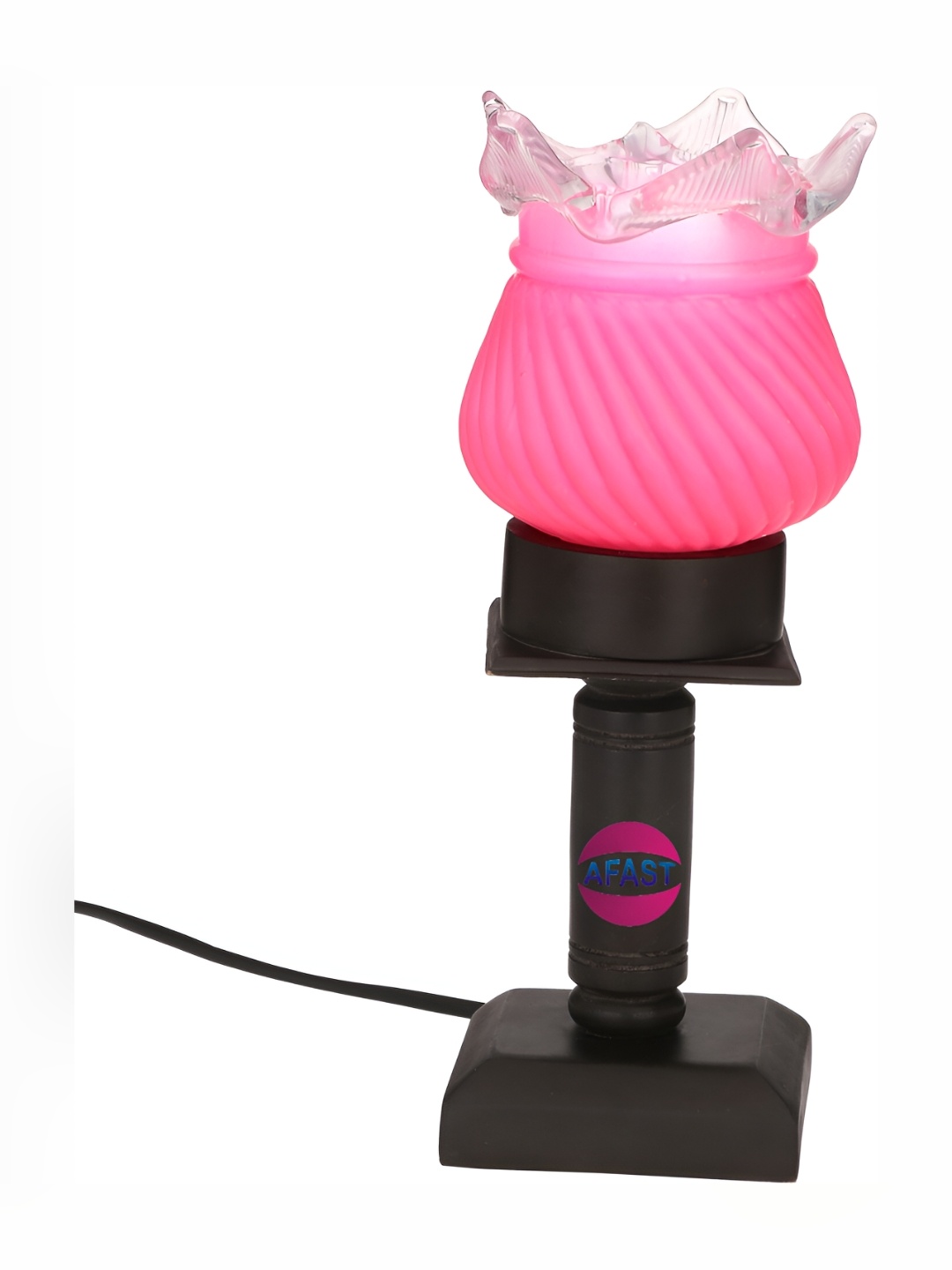 

Afast Pink & Black Textured Bell Table Lamp