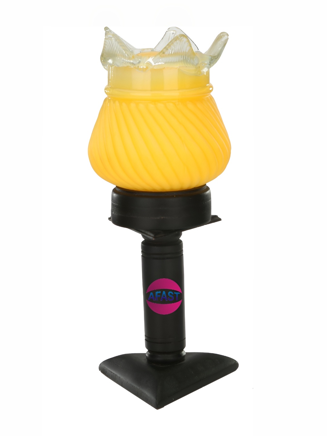 

Afast Yellow & Black Textured Cylinder Table Lamp