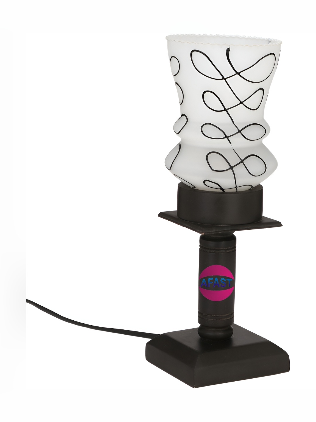 

Afast White Textured Cylinder Table Lamp