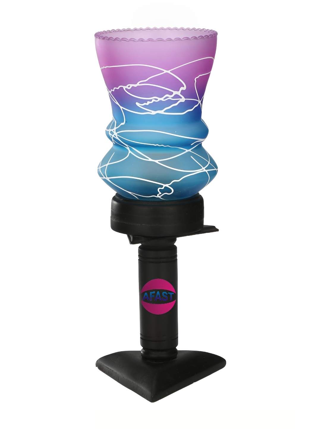 

Afast Pink & Blue Textured Cylinder Table Lamp