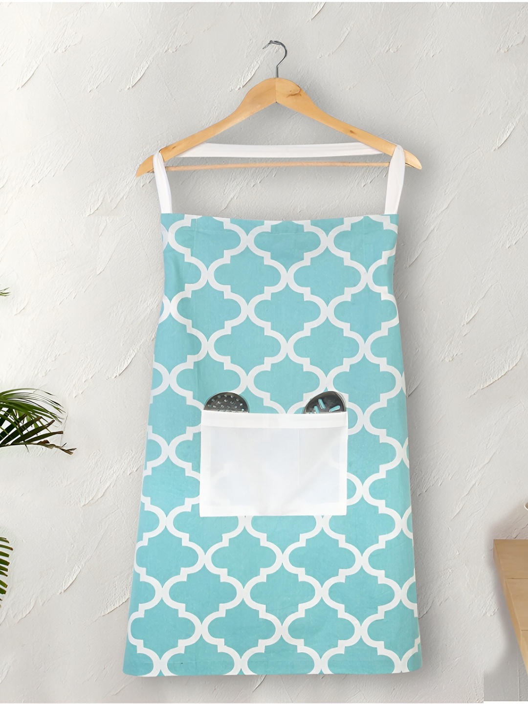 

Texstylers Blue & White Printed Cotton Aprons