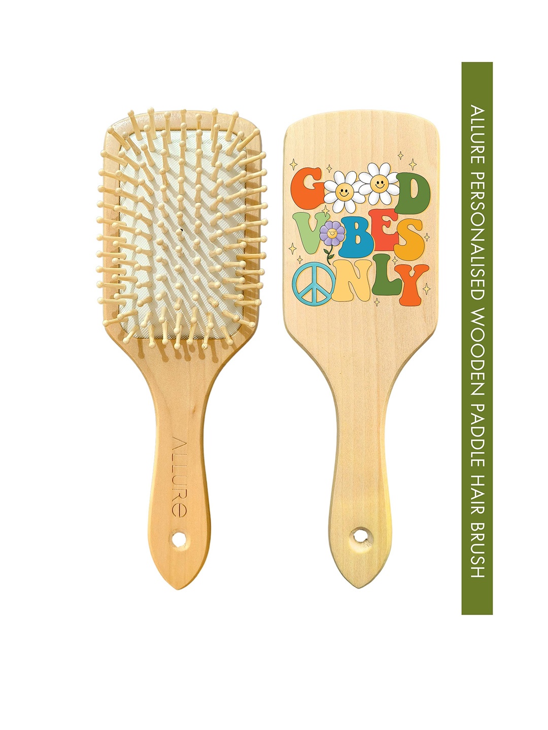 

ALLURE Printed Paddle Hair Brush, Brown