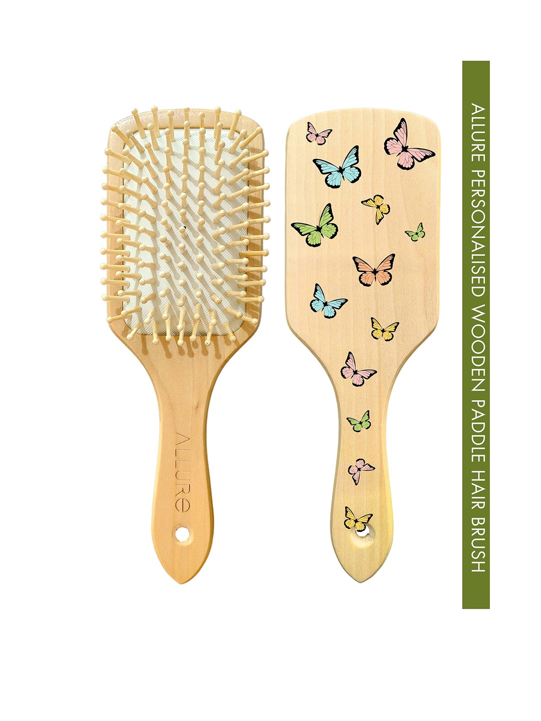 

ALLURE Printed Paddle Hair Brush, Brown