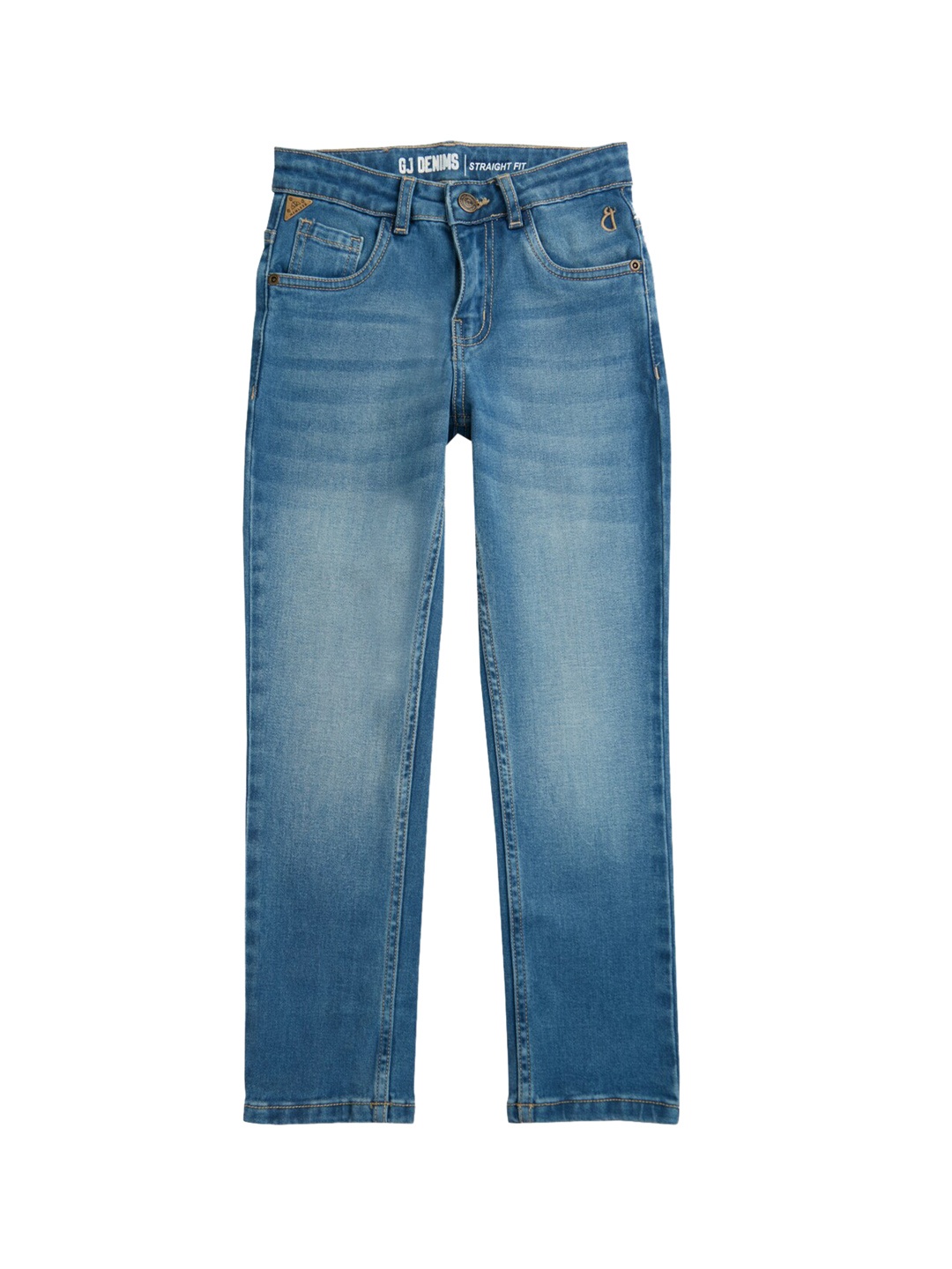 

Gini and Jony Boys Clean Look Mid-Rise Jeans, Blue