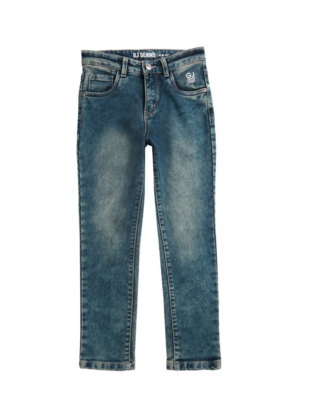 

Gini and Jony Boys Clean Look Mid-Rise Jeans, Blue