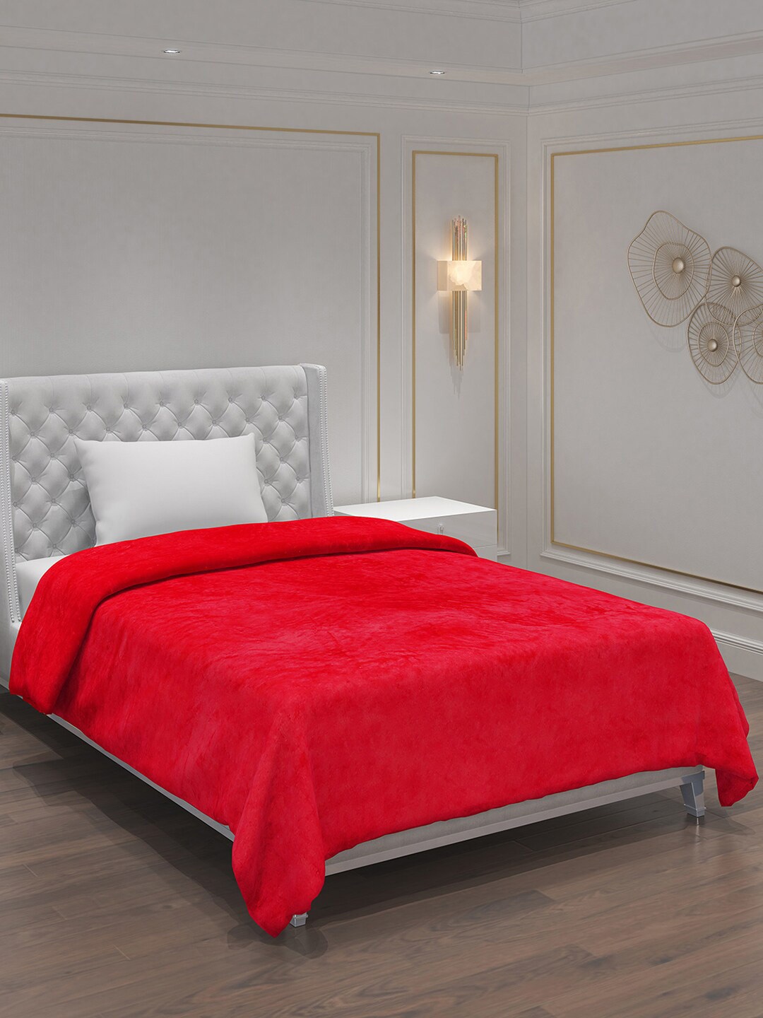 

Monte Carlo Red AC Room 233 GSM Single Bed Blanket