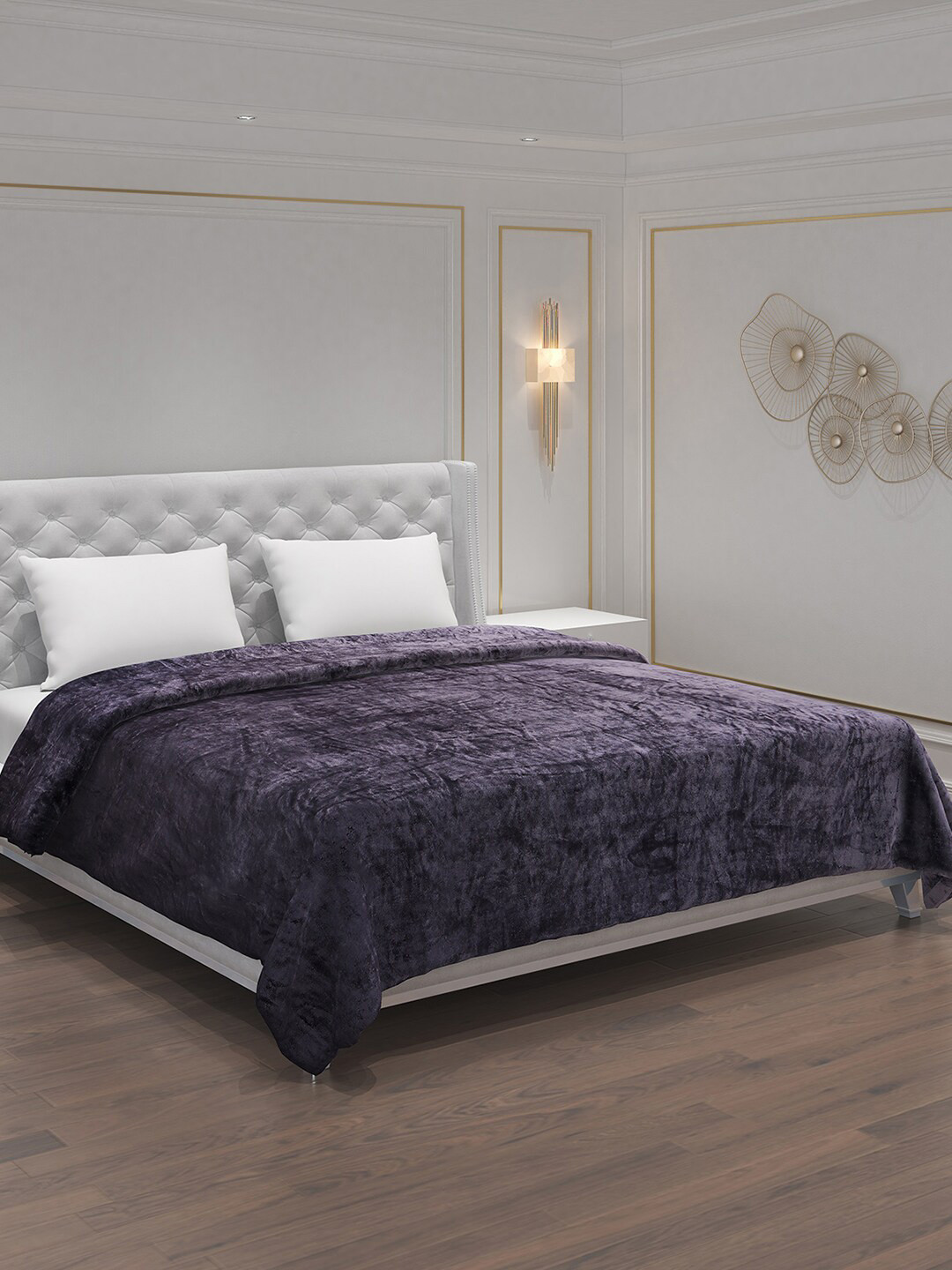 

Monte Carlo Charcoal AC Room 233 GSM Double Bed Blanket