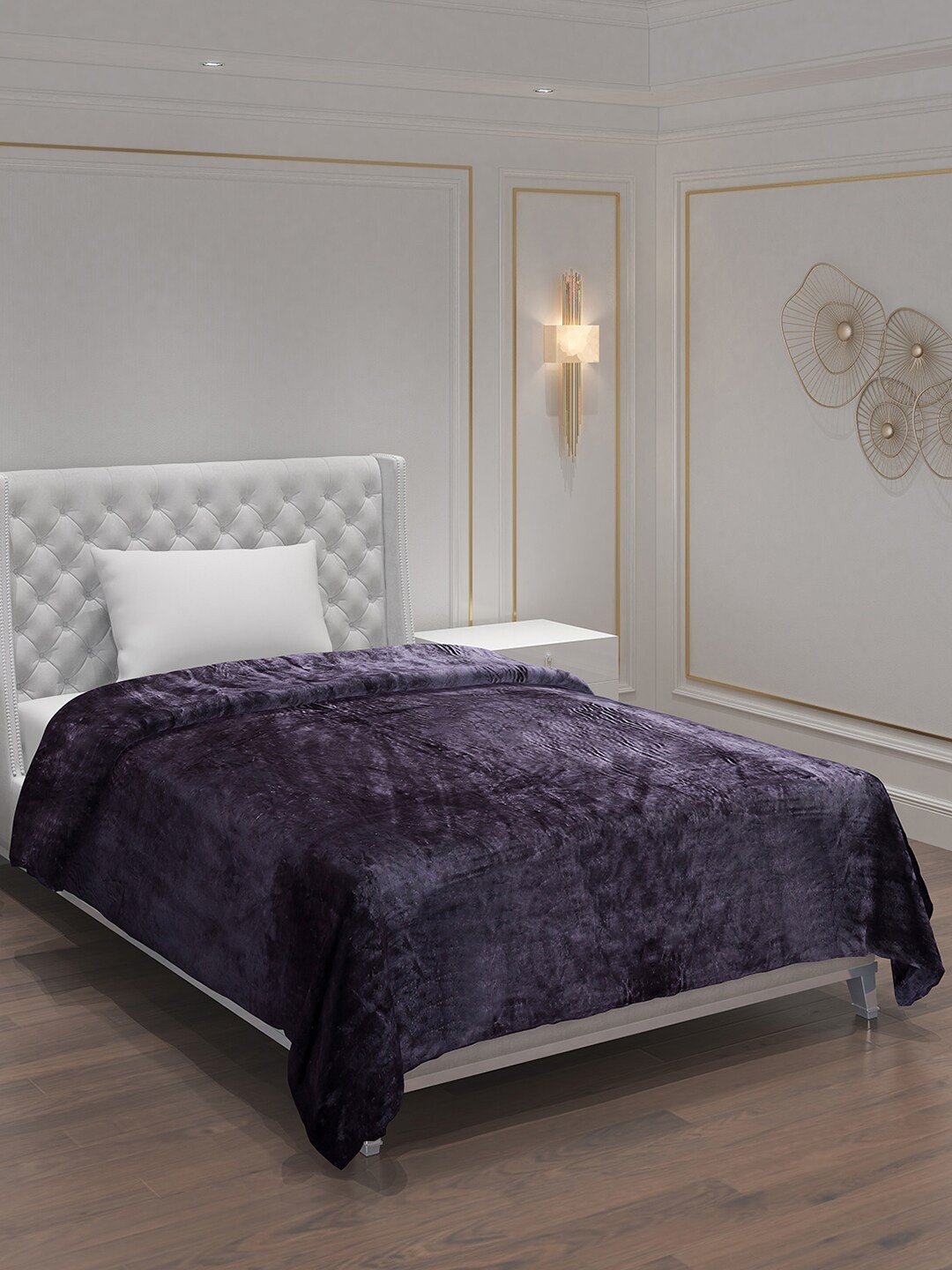 

Monte Carlo AC Room 233 GSM Single Bed Blanket, Charcoal