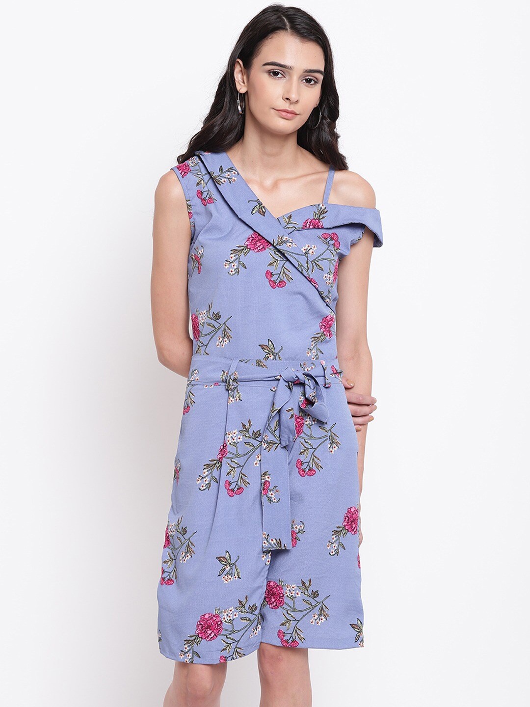 

BAESD Floral Printed Playsuit, Lavender