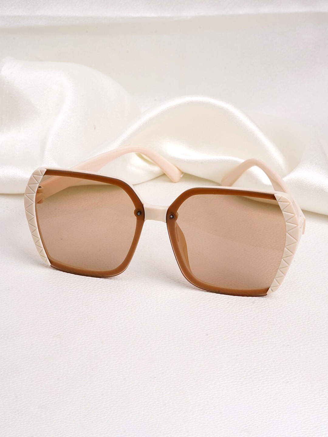 

JOKER & WITCH Women Oversized Sunglasses JWSG34, Brown