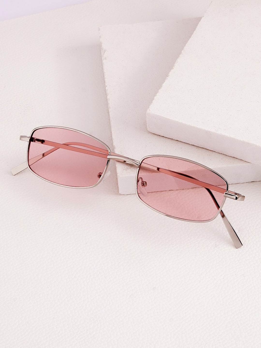 

JOKER & WITCH Unisex Rectangle Sunglasses JWSG107, Pink