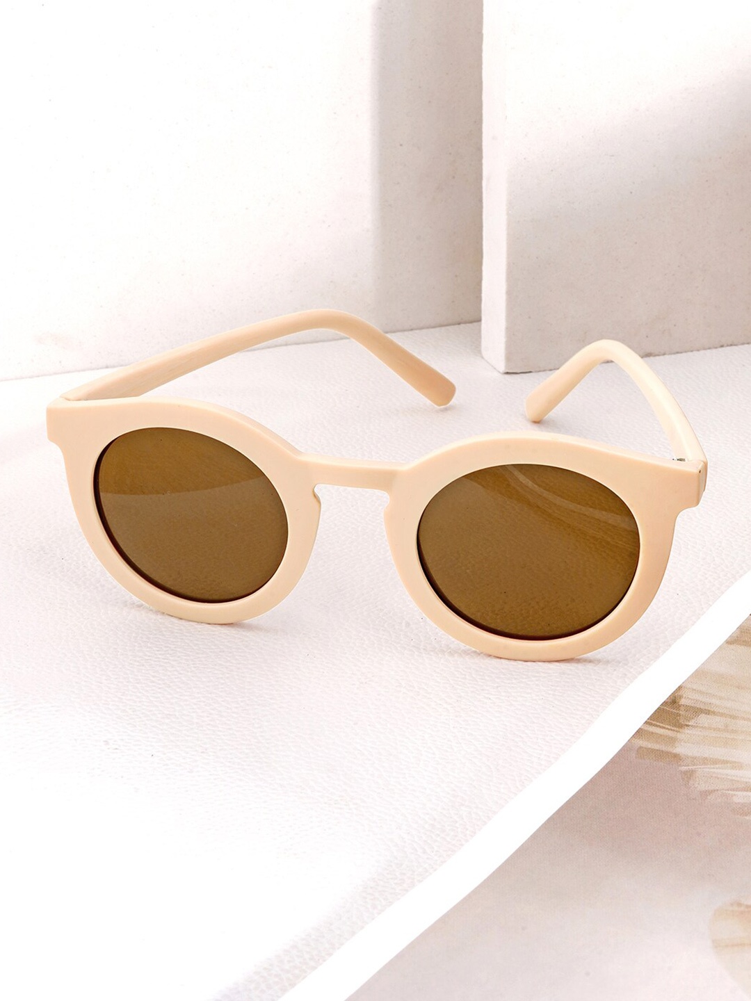 

JOKER & WITCH Women Round Sunglasses JWSG148, Brown