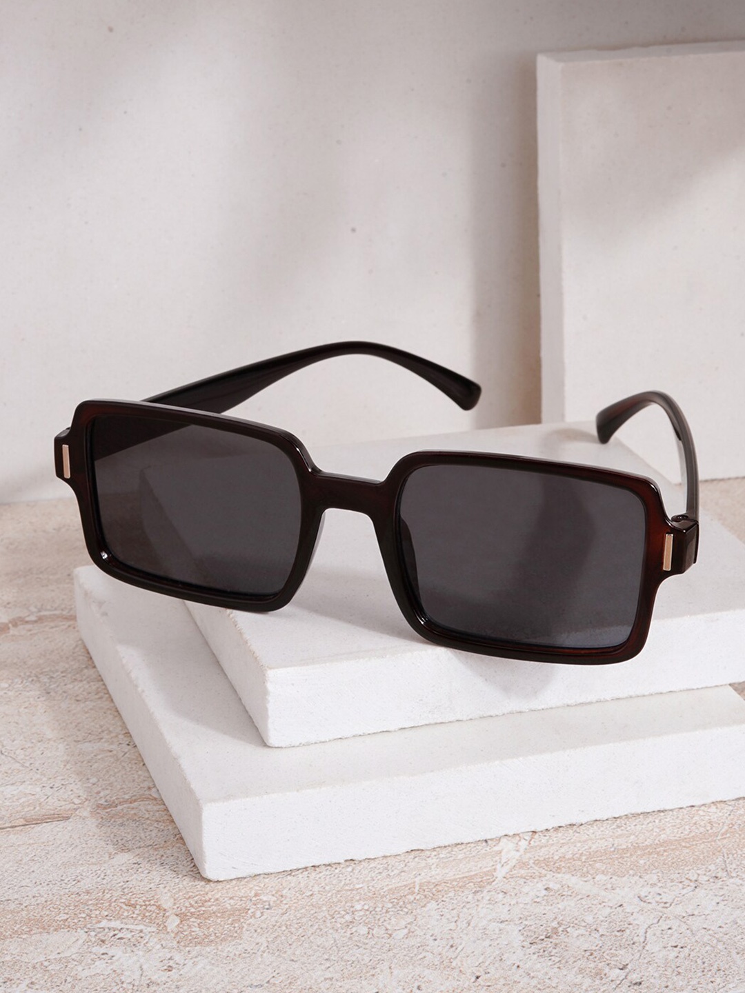 

JOKER & WITCH Unisex Rectangular Sunglasses JWSG44, Black