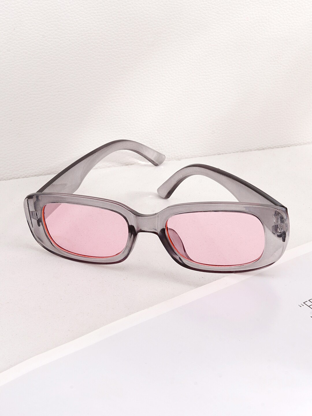 

JOKER & WITCH Women Rectangle Sunglasses JWSG72, Pink