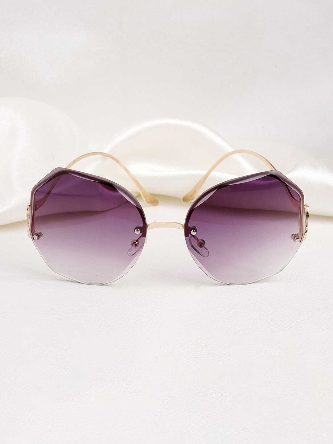 

JOKER & WITCH Women Octagon Sunglasses JWSG98, Purple