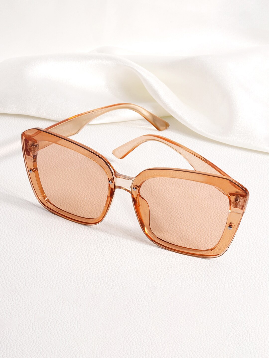 

JOKER & WITCH Women Oversized Sunglasses with UV Protected Lens JWSG26, Brown