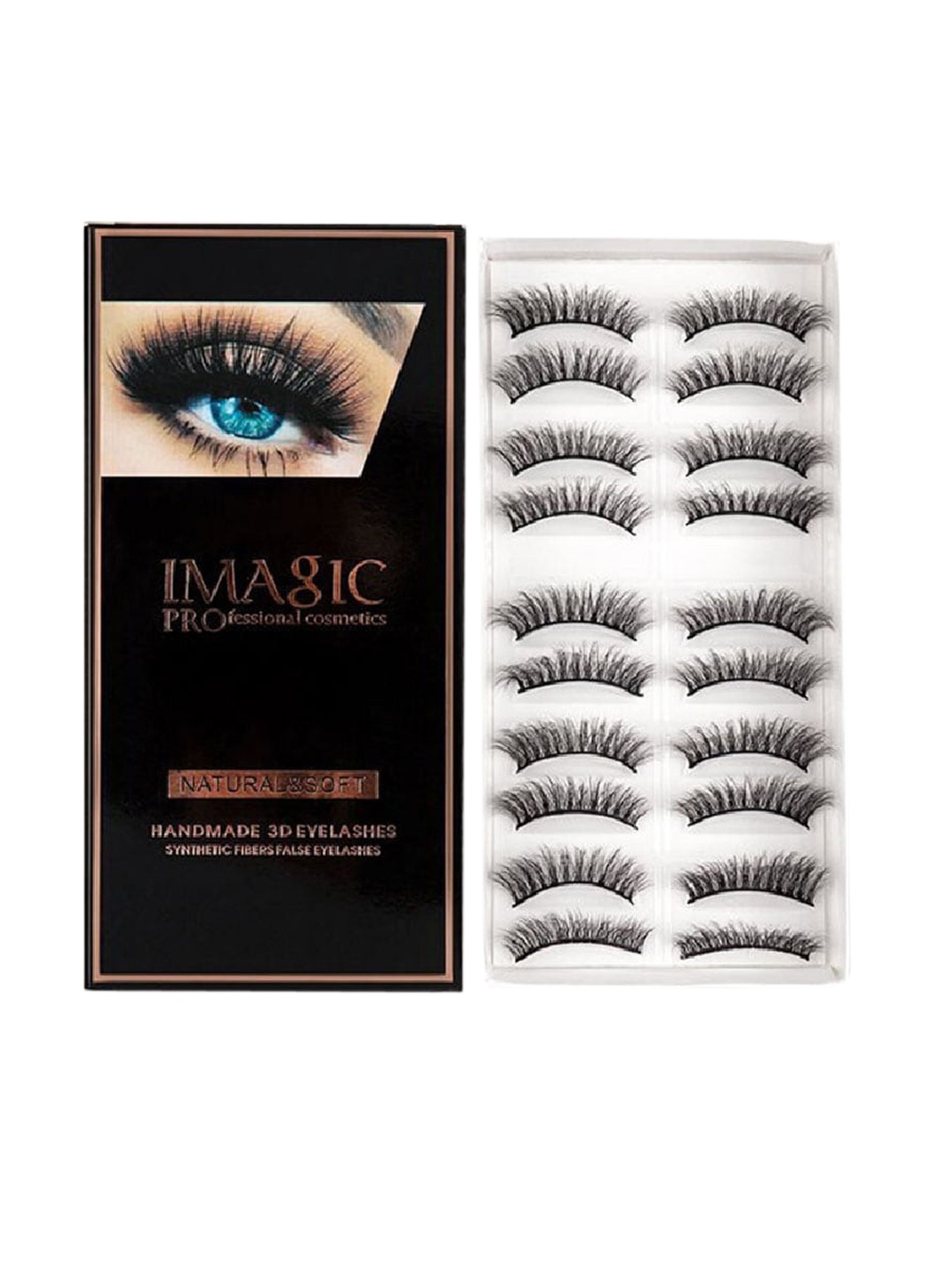 

Veoni BELLE Faux Mink Eyelashes - L04, Black
