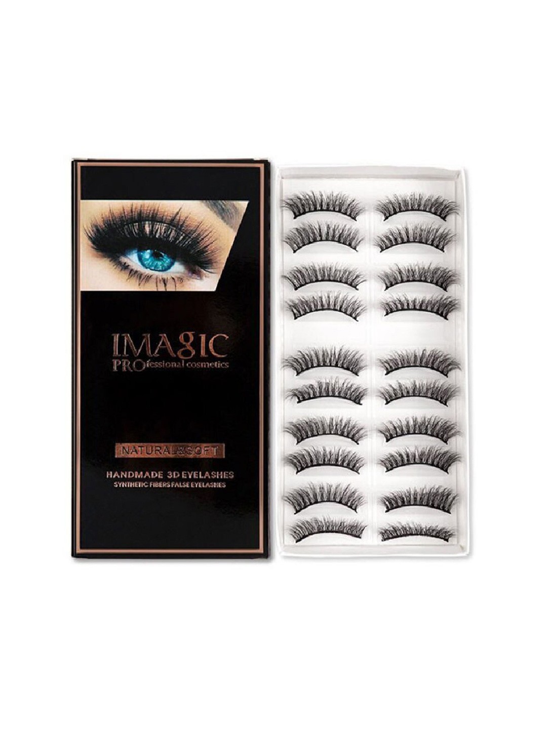 

Veoni BELLE False Eyelashes - L04, Black
