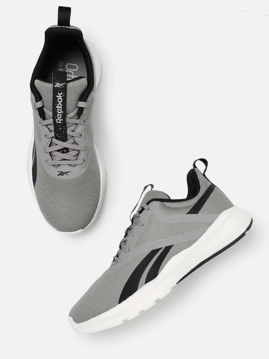 

Reebok Men Woven Design Amplified Runner Shoes, Grey