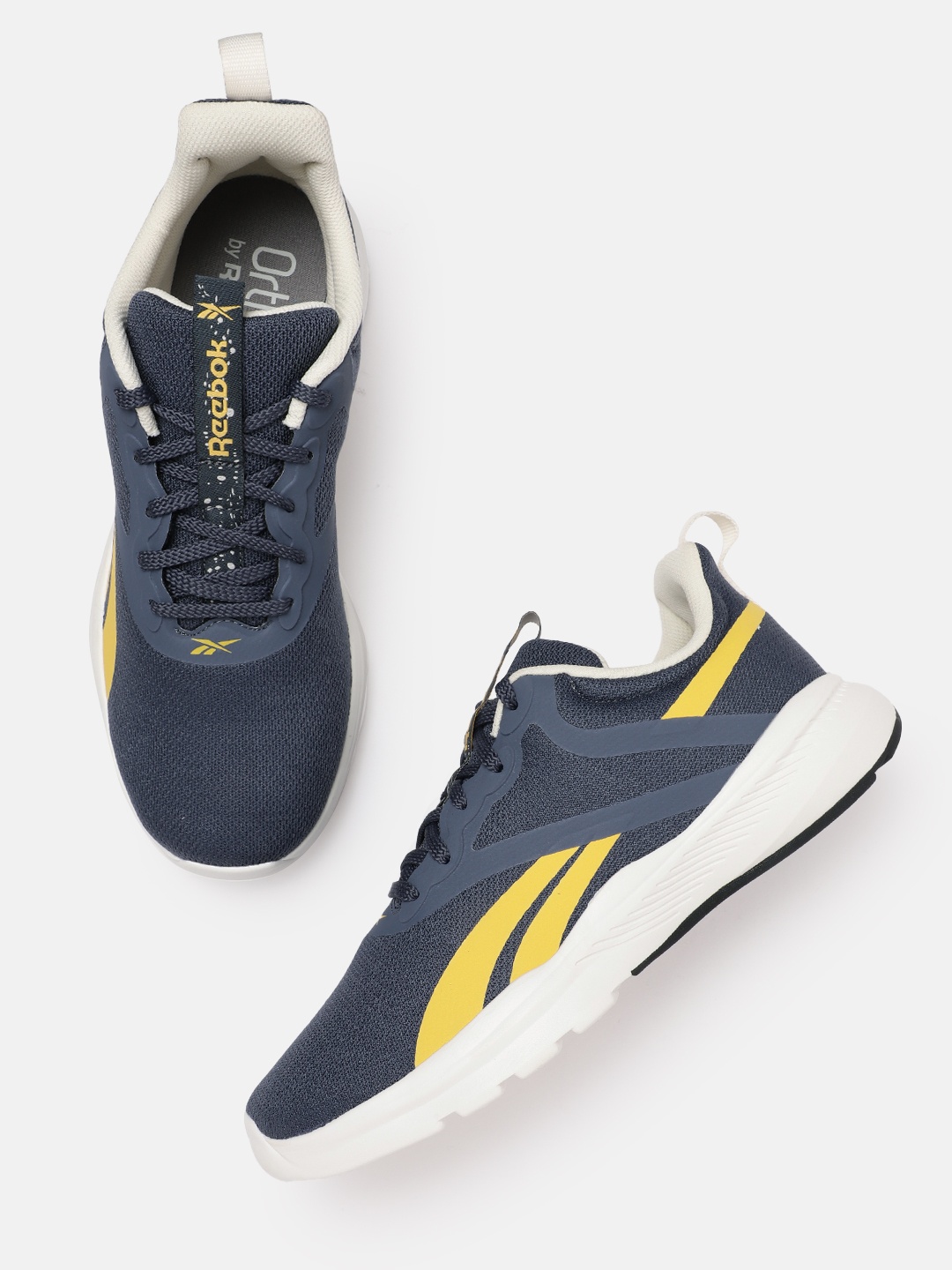 

Reebok Men Woven Design Amplified Runner Shoes, Blue