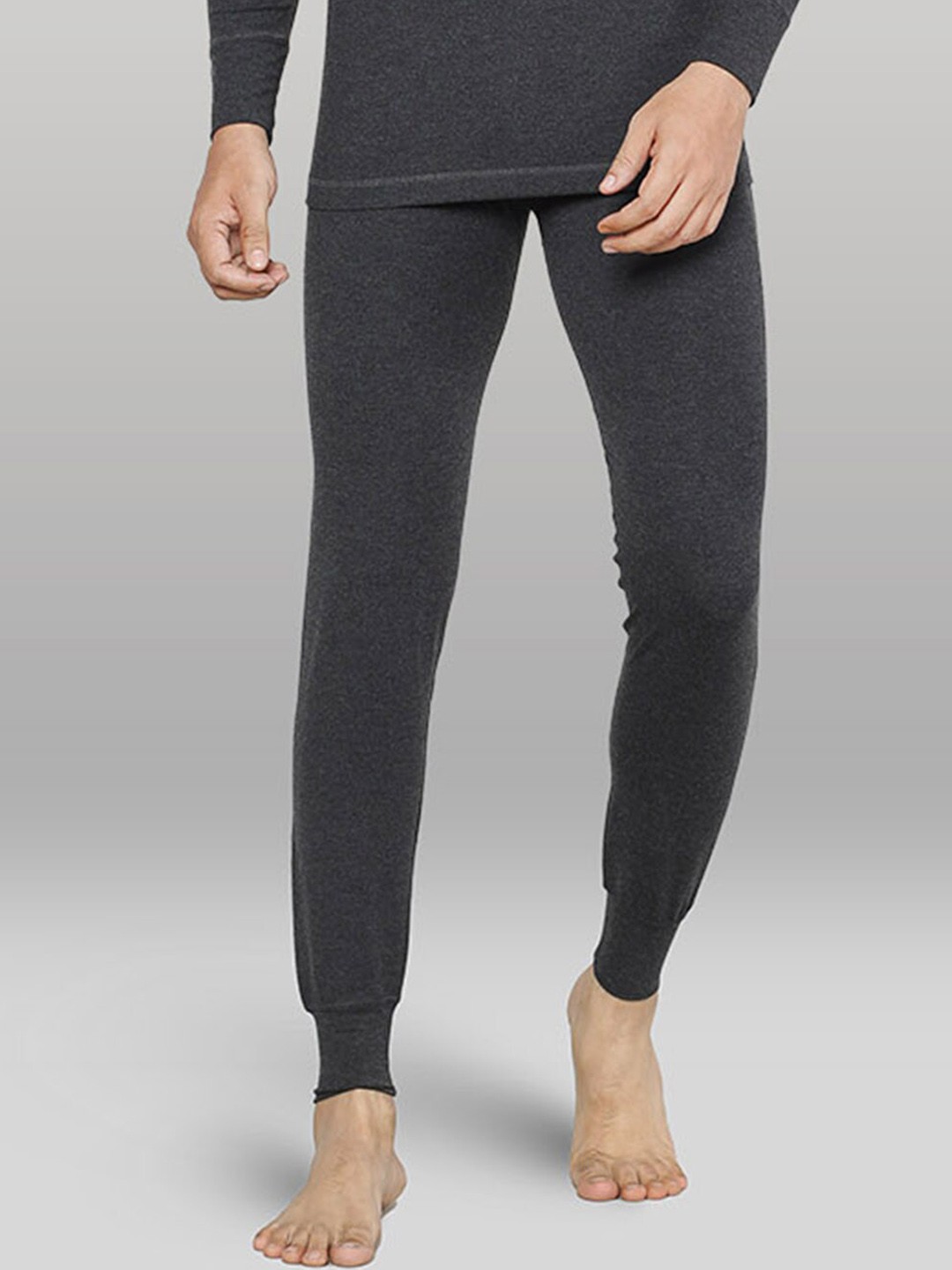 

INFERNO Men Cotton Thermal Bottoms, Charcoal