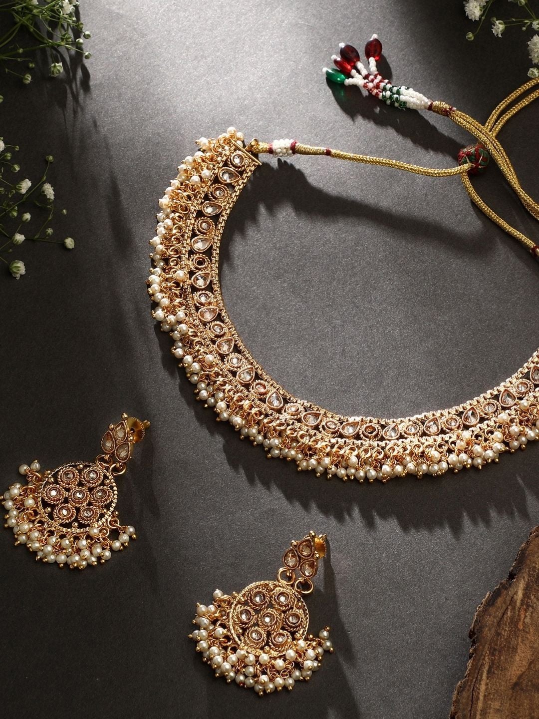 

AccessHer Gold Plated & Beaded Jewellery Set