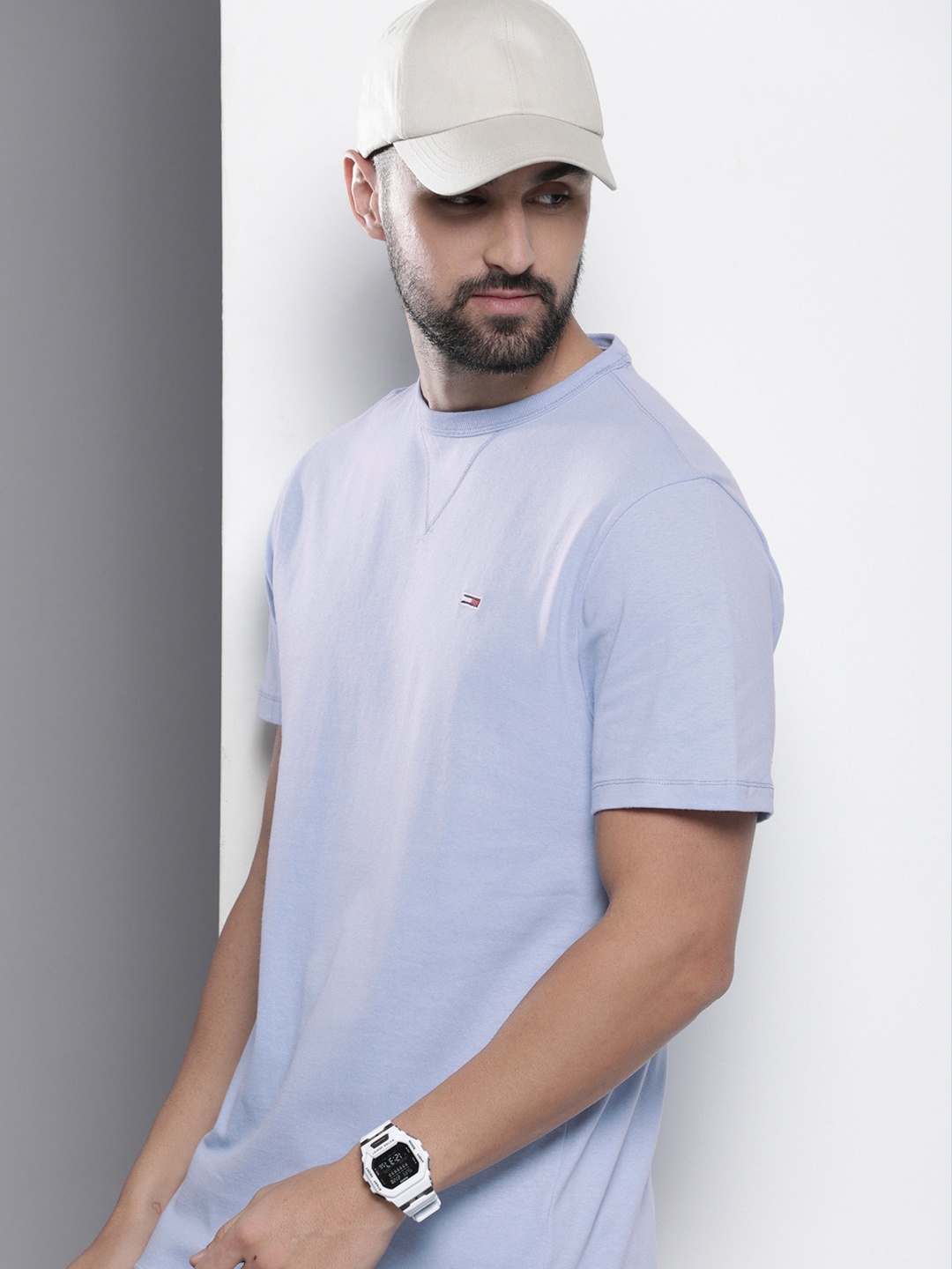 

Tommy Hilfiger Pure Cotton Slim Fit T-shirt, Blue