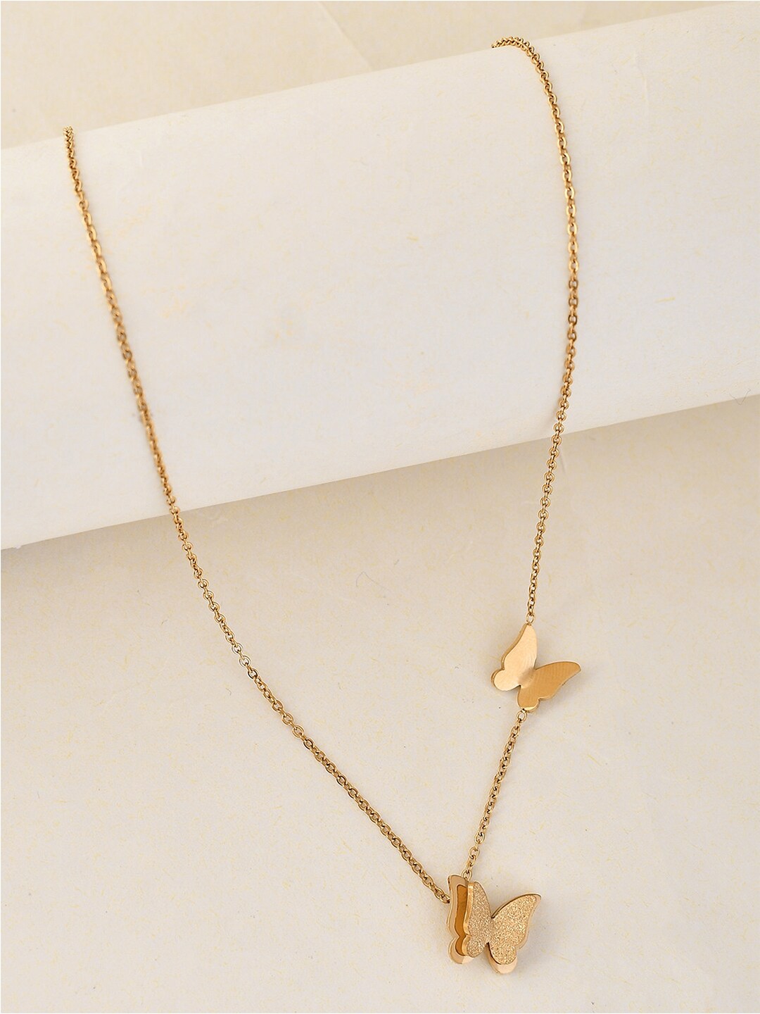 

Voylla Gold-Plated Brass Necklace