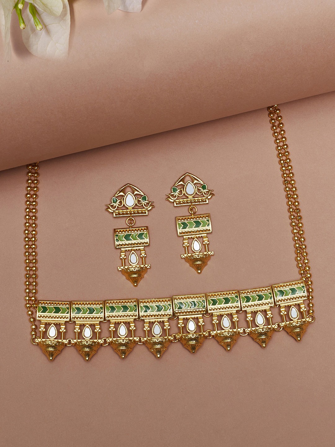 

Voylla Gold-Plated Jewellery Set