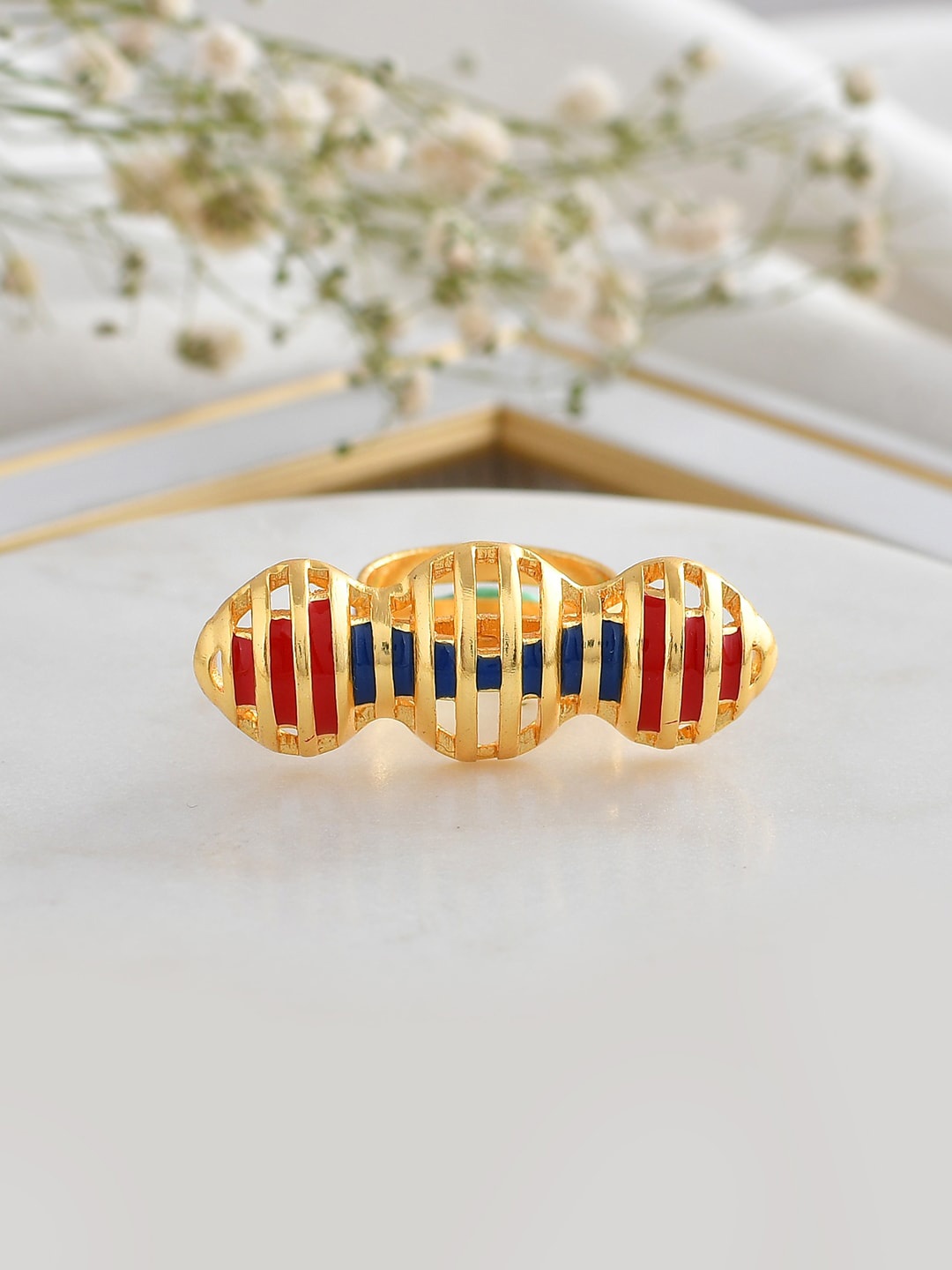 

Voylla Gold-Plated Finger Ring