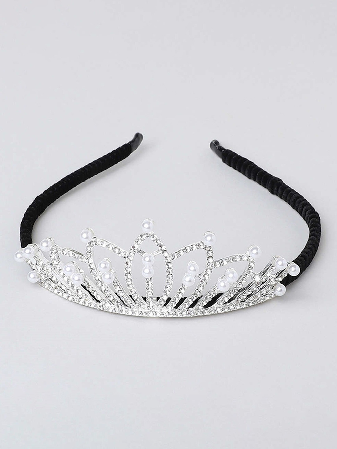 

The Magic Wand Girls Embellished Hairband, Silver