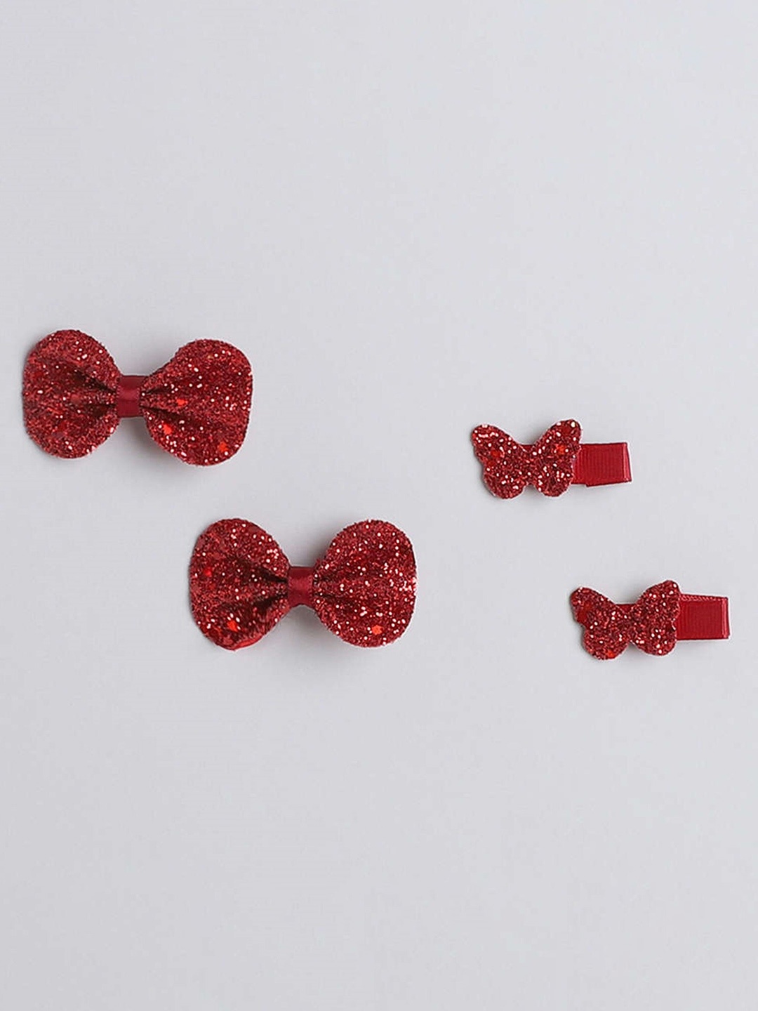 

The Magic Wand Girls Red Set of 4 Tic Tac Hair Clip