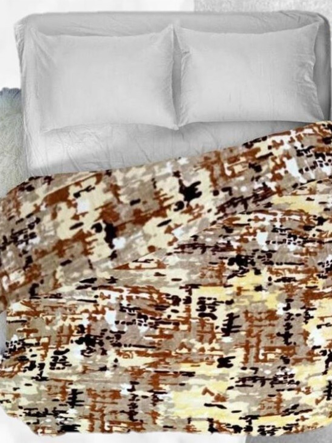 

Signature Brown & Cream Heavy Winter Double Bed Blanket Quilts & Dohars