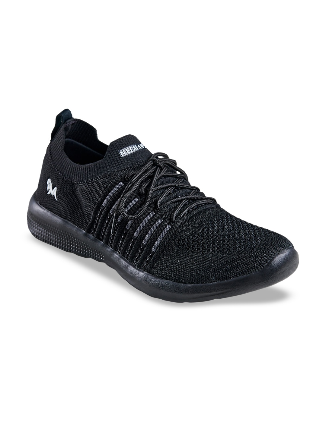 

NEEMANS Men Perforations Sneakers, Black