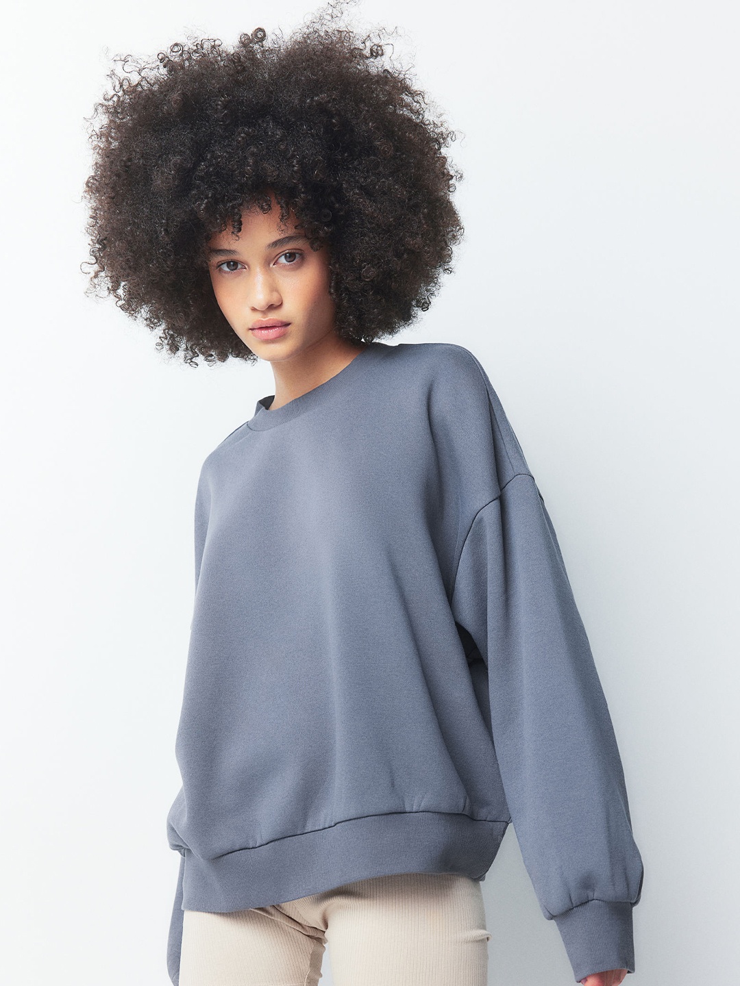

H&M Oversized Sweatshirt, Grey