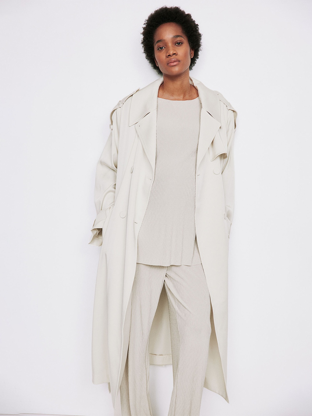 

H&M MAMA Before & After 2-Piece Set, Beige