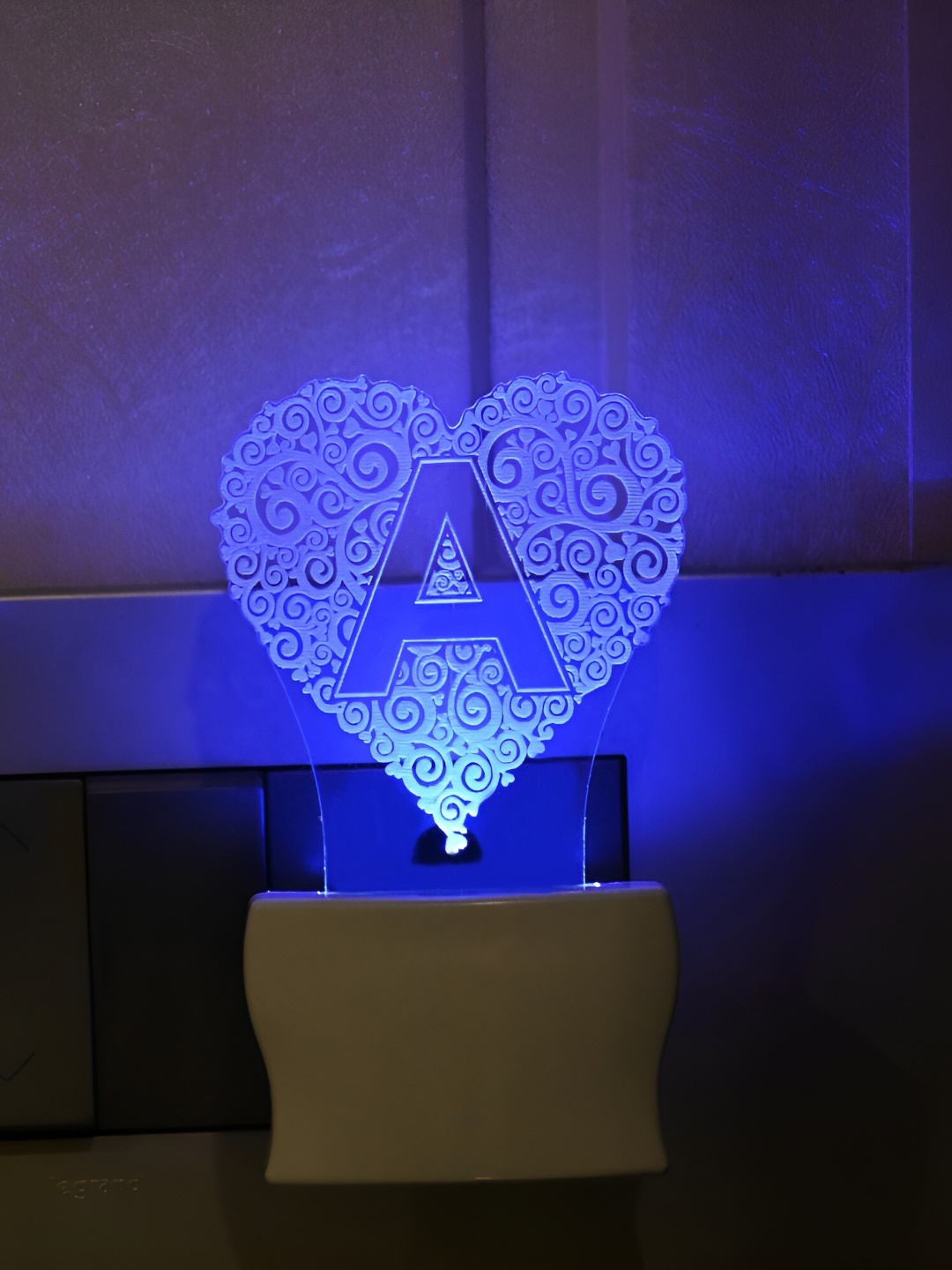 

Afast Transparent & White Textured Abstract Acrylic Wall Lamp