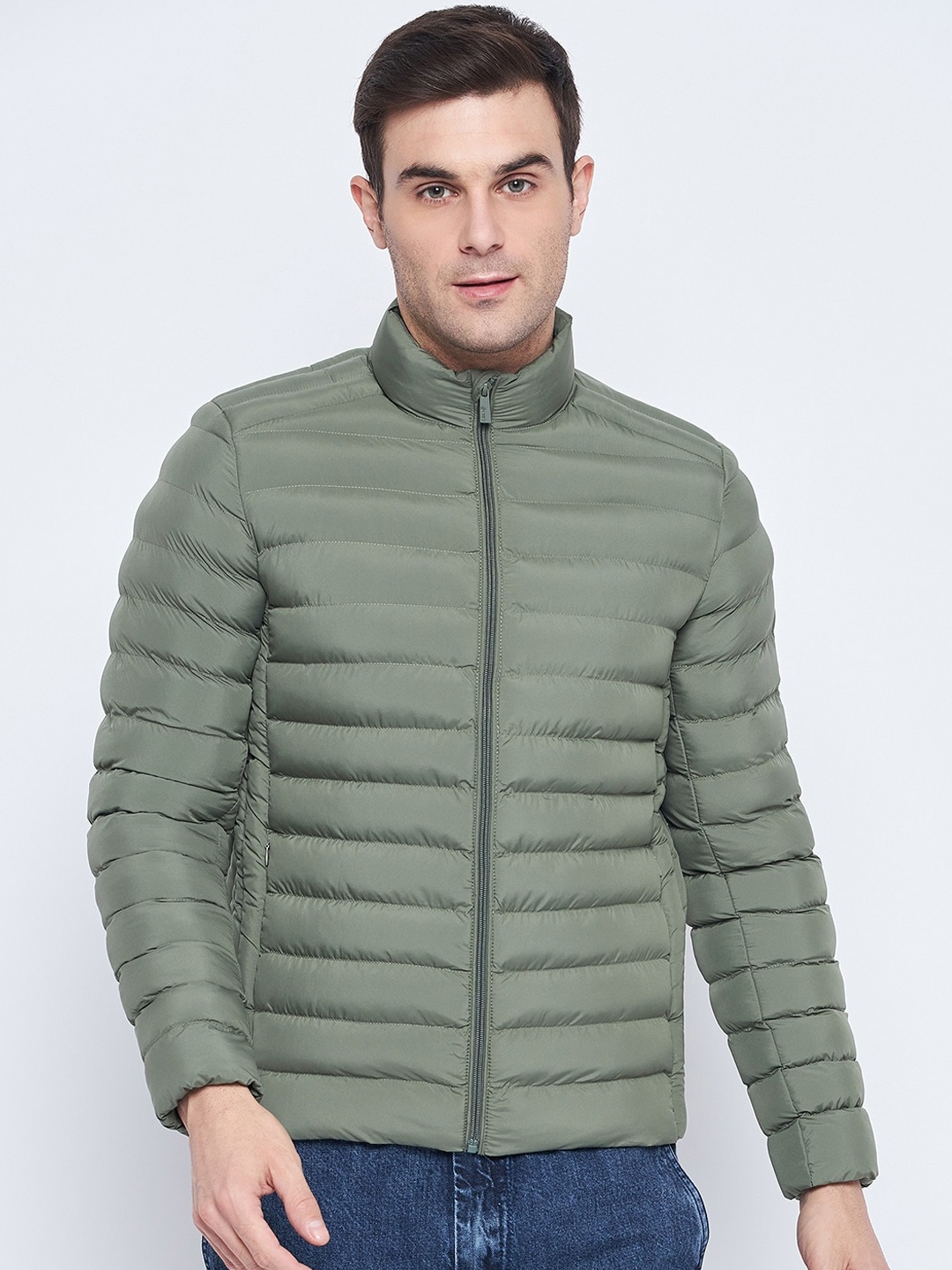 

CAMLA Mock Collar Puffer Jacket, Green