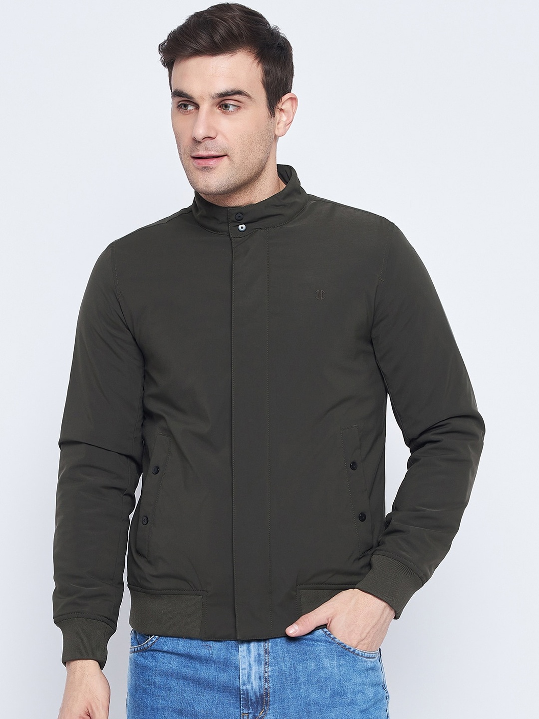 

CAMLA Stand Collar Padded Jacket, Olive