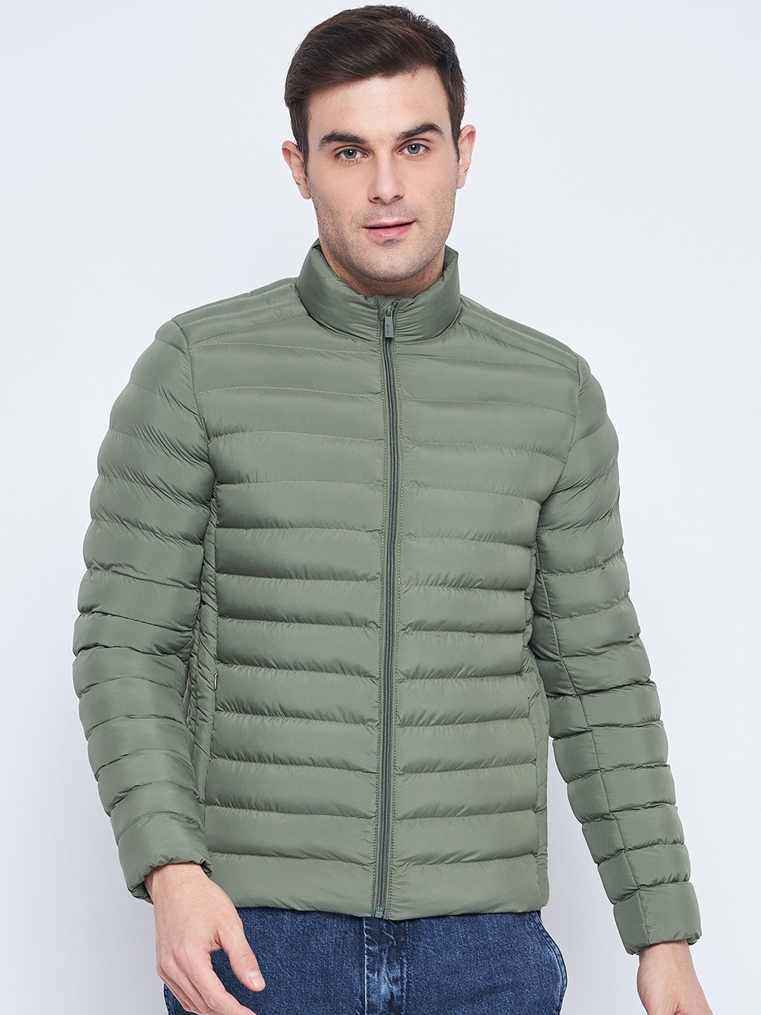 

CAMLA Mock Collar Puffer Jacket, Green