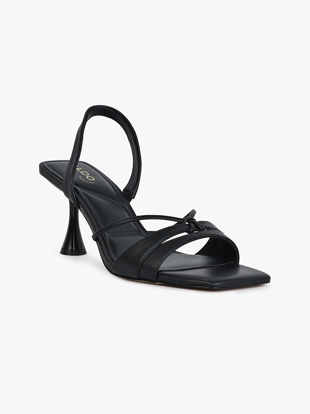 

ALDO Textured Open Toe Stiletto, Black