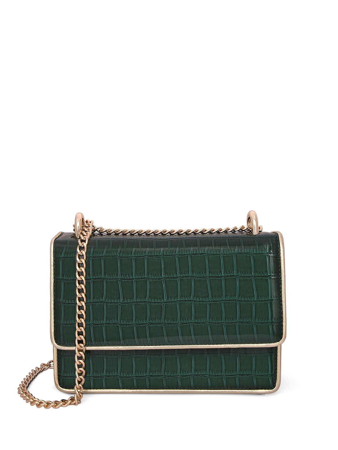 

Inc 5 Textured Structured Sling Bag, Green