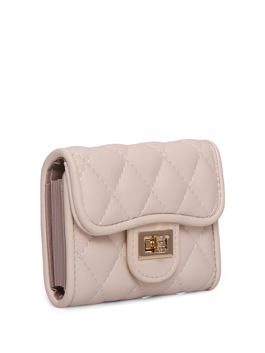 

Inc 5 Beige Textured PU Sling Bag