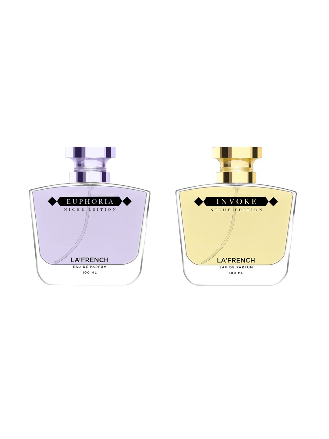 

La French Set of Euphoria & Invoke Eau De Parfum - 100ml Each, Purple