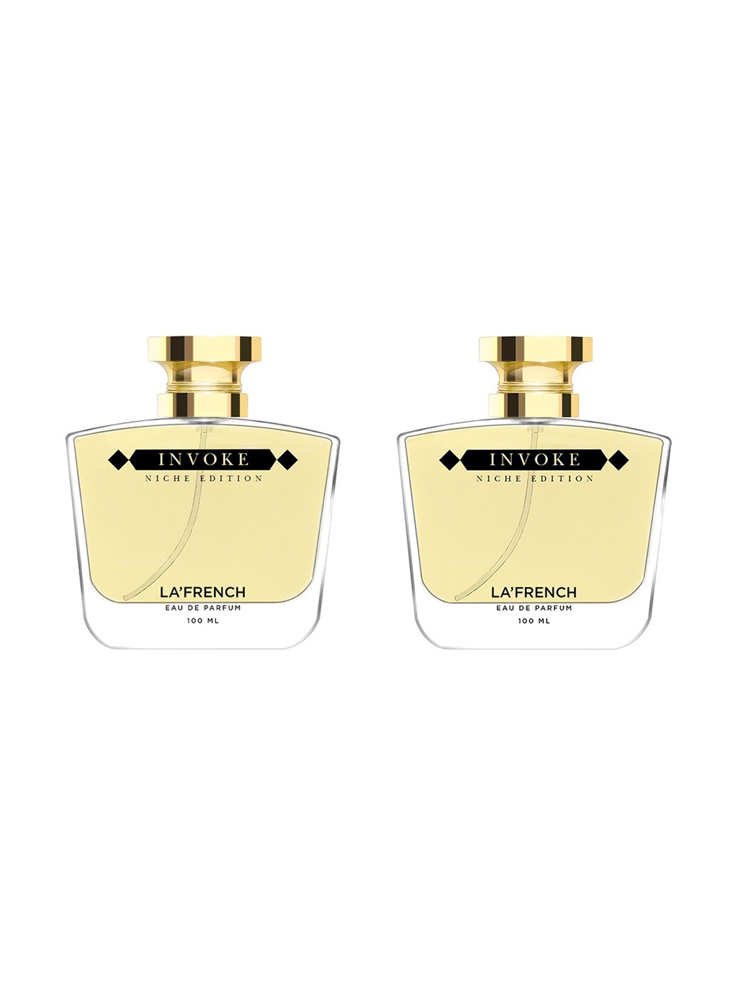 

La French Set Of 2 Invoke Eau De Parfum - 100ml Each, Black