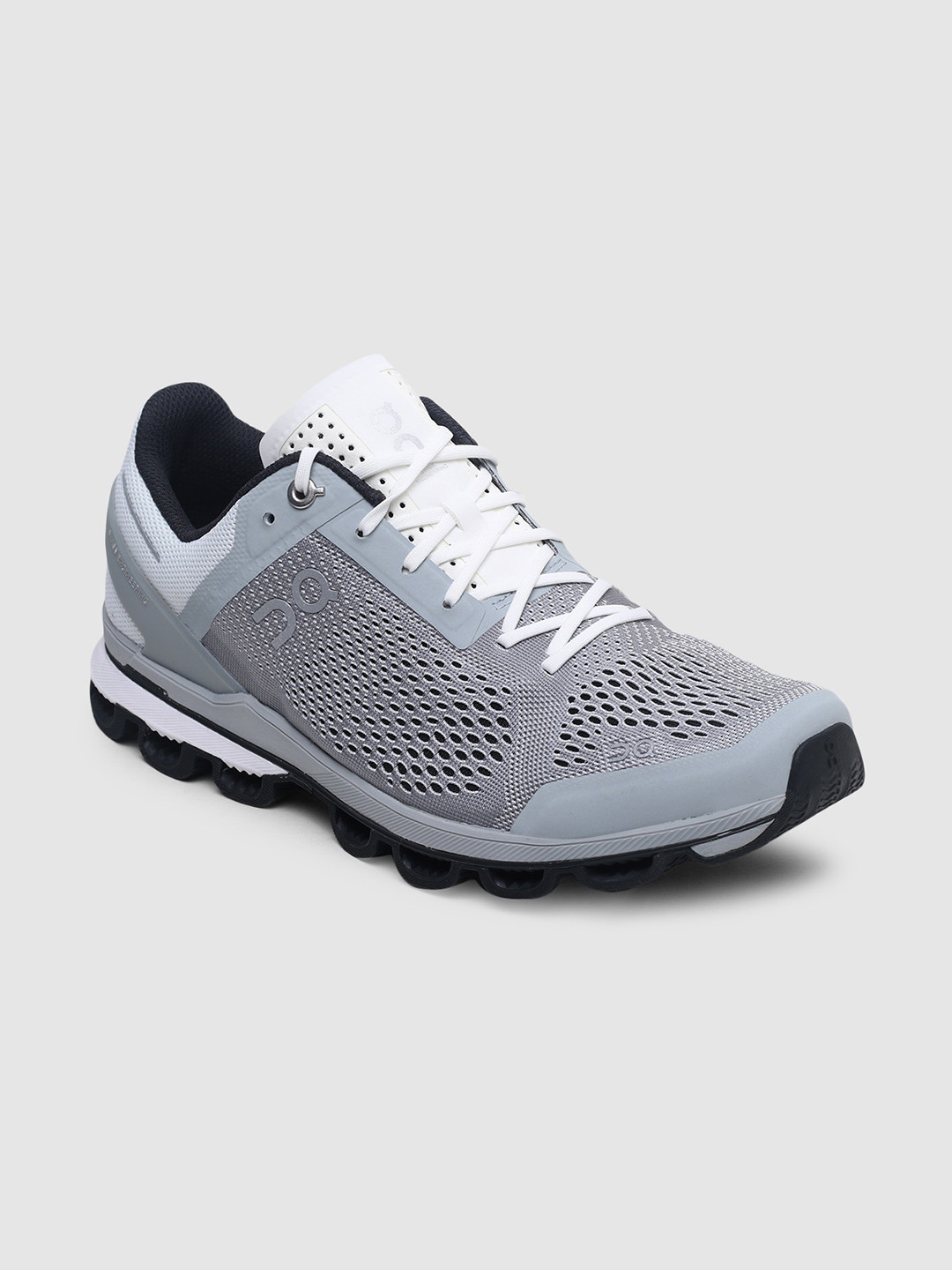 

ON Men Perforated Detail Cloud Surfer 5 Running Shoes, Grey