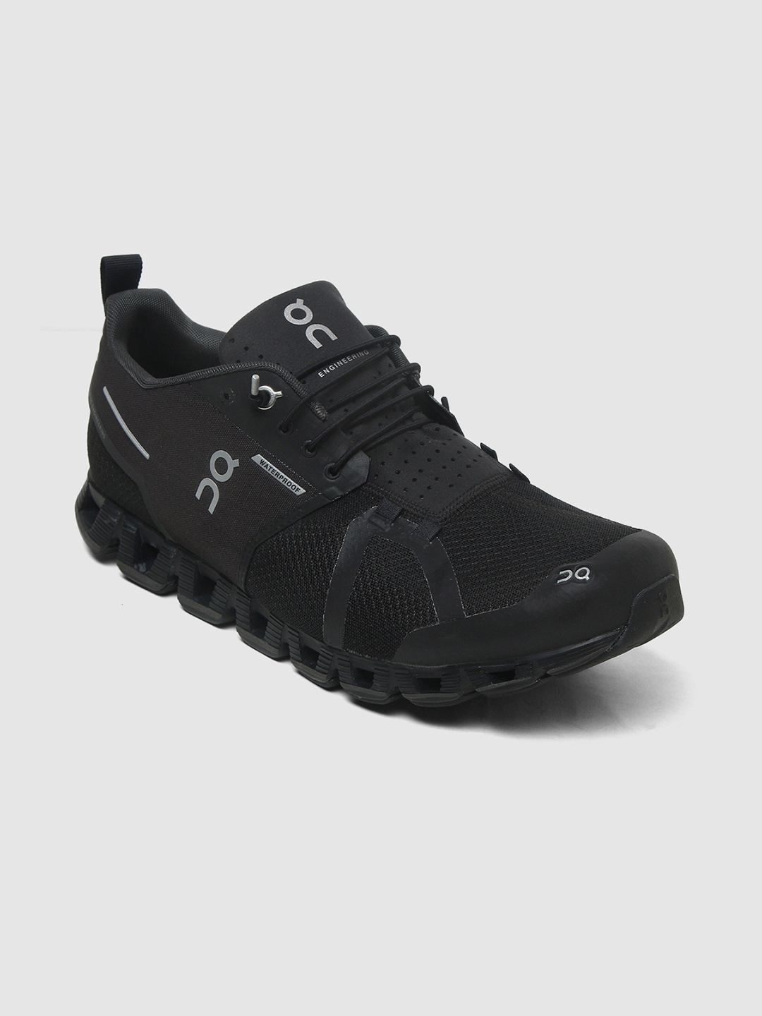 

ON Men Woven Design Cloud Waterproof 1 Running Shoes, Black