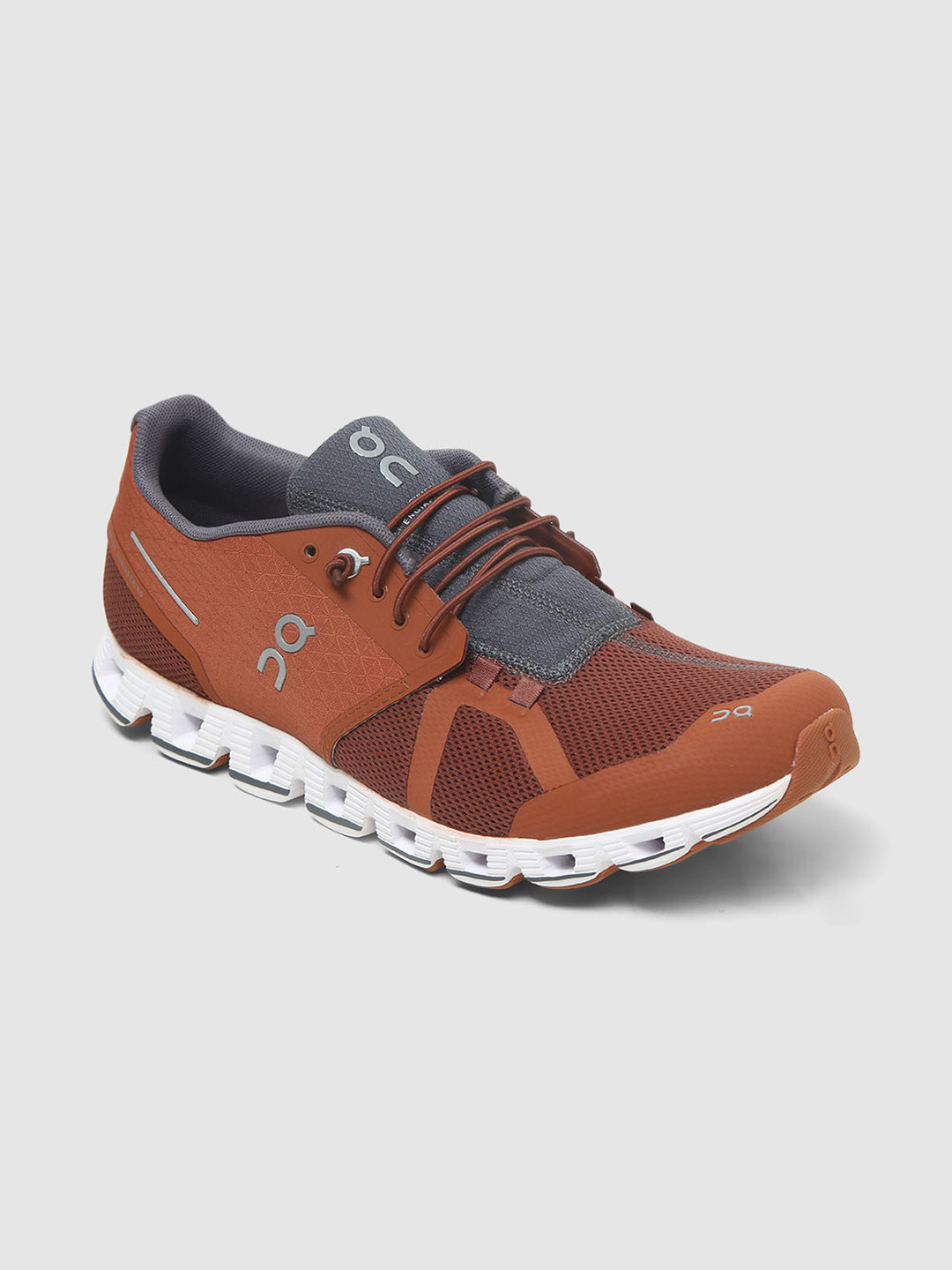 

ON Men Woven Design Cloud Running Shoes, Rust