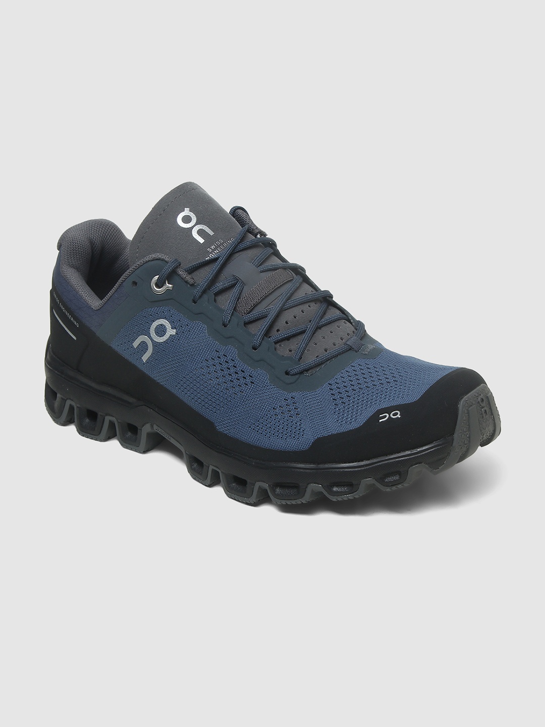 

ON Men Woven Design Cloudventure 2 Running Shoes, Blue