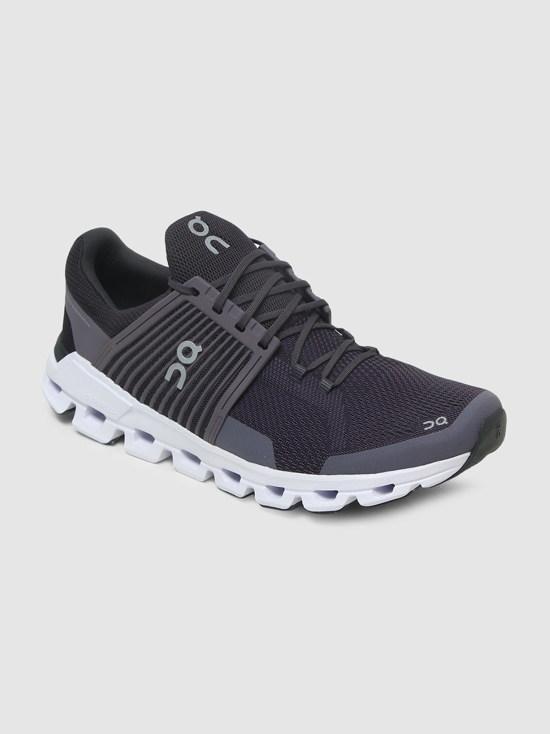 

ON Men Woven Design Cloudswift Running Shoes, Grey